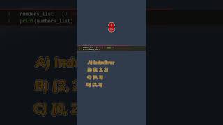 Python Quiz List Comprehension