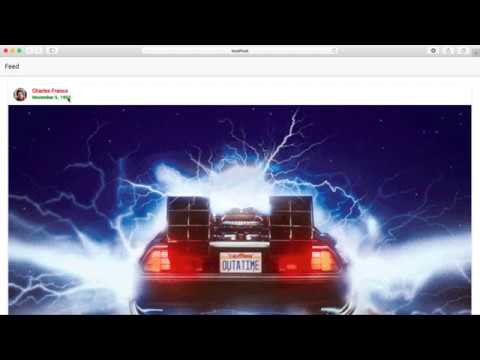 Alterando a página de feed para usar Json