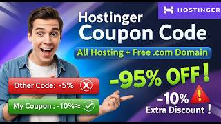 Coupon Code for Hostinger. [75% + 10% ] Discount Grab the latest Deal