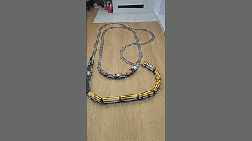LEGO Train crash at double crossing! 😱