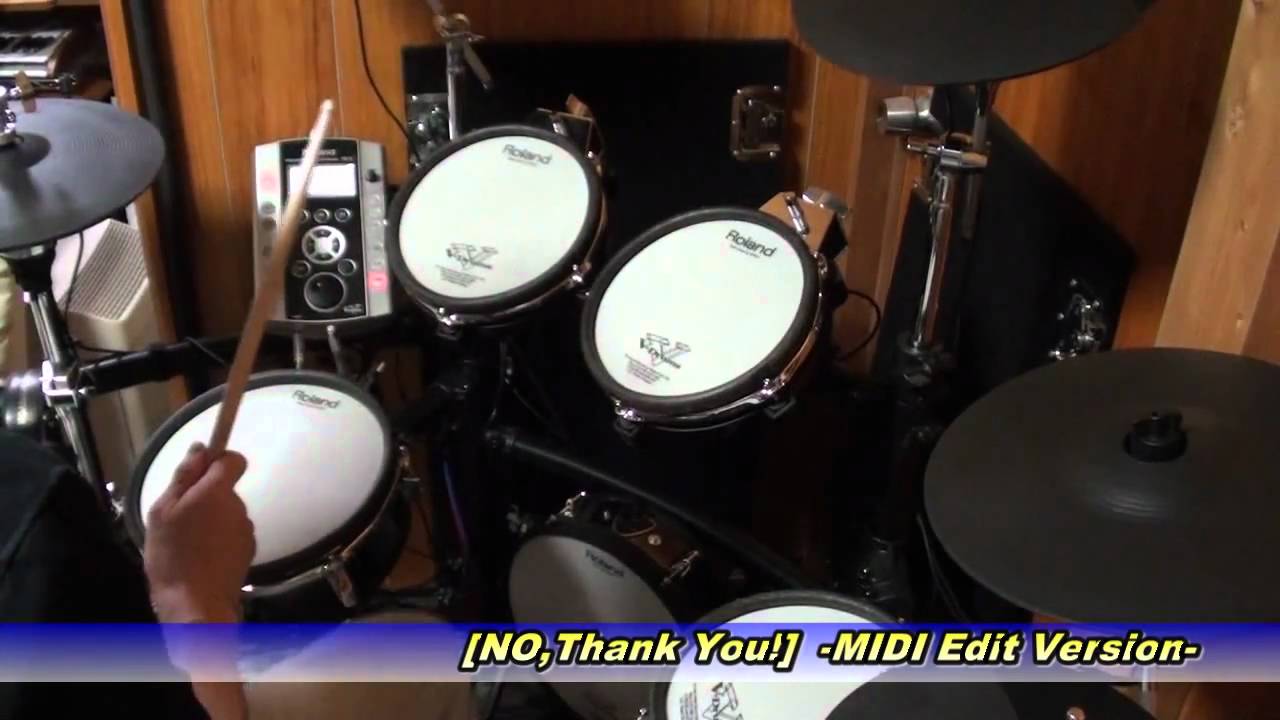 110508  Roland TD-9 「No, Thank You!/放課後ティータイム」(MIDI修正版)