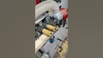 Testing video for wood broom handle making machine