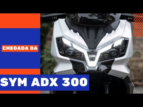 Video A SCOOTER AVENTUREIRA SYM ADX 150 e 300 VEM AÍ