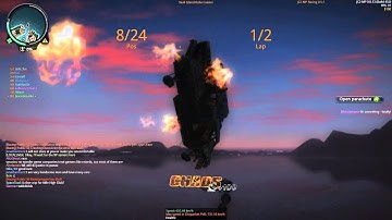 Just Cause 2 Multiplayer - Racing - Skull Island Rollercoaster Attempt 1