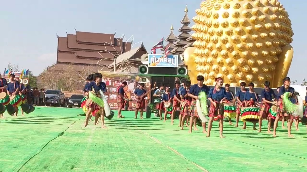 งานแข่งกลองยาวประยุกต์ ณวัดวังน้ำเย็น อันดับ5ไดแก่ วงกันทศิลป์