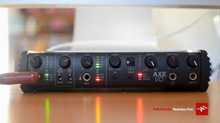 IK Multimedia AXE I/O Guitarists 2 In / 5 Out Interface. Very Clever!