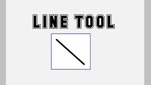 Microsoft Paint - Pencil, Line, and Curve Tools