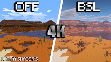 Minecraft 2020 - ULTRA SHADERS | BSL v7.1.05p3 + Realistic Textures v0.4 ✔️ |4K|