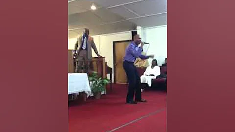 Darnell Maxwell sings for his sister and brother's...