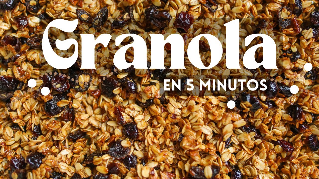 NO VUELVAS A COMPRAR GRANOLA! GRANOLA EN 5 MINUTOS | Michela Perleche