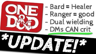 One D&D UPDATE: 'Expert' Classes Overview