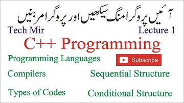 C++ Programming Course in Urdu/Hindi Lecture 1