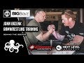 John Brzenk Armwrestling Training | Behind The Scenes