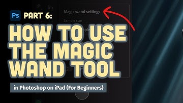 How to Use the Magic Wand Tool in Photoshop on iPad Pro (For Beginners)