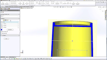 Simple Meter Assembly, Part 4, Cap, Extrude & Cut with Draft, Shell Section Command