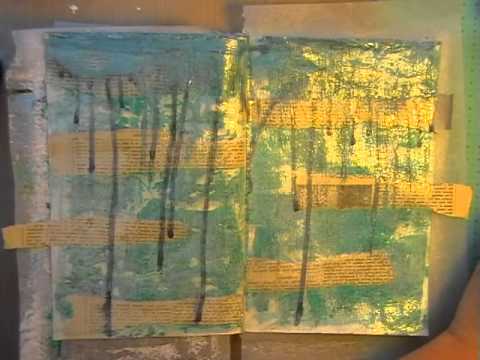  Art Journal Background techniques using Helmar YouTube