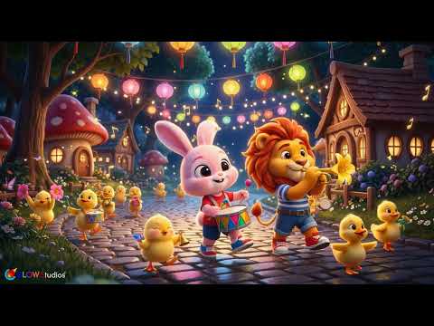Đội Kèn Tí Hon - Nhạc Thiếu Nhi Vui Nhộn Cho Bé Yêu - Hoạt Hình Đội Kèn Hơi Lu Và Bun
