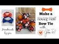 how to make a bow tie for a teddy bear
