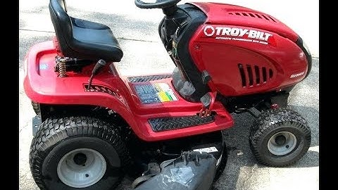 Troy-Bilt riding mower won