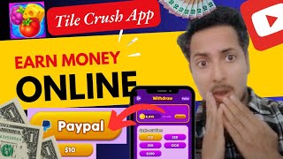 How to: Earn Real Money with Tile Crush App | without invest earning aap screenshot 3