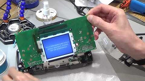 How I replace a bad Sega Game Gear cap (mainboard)