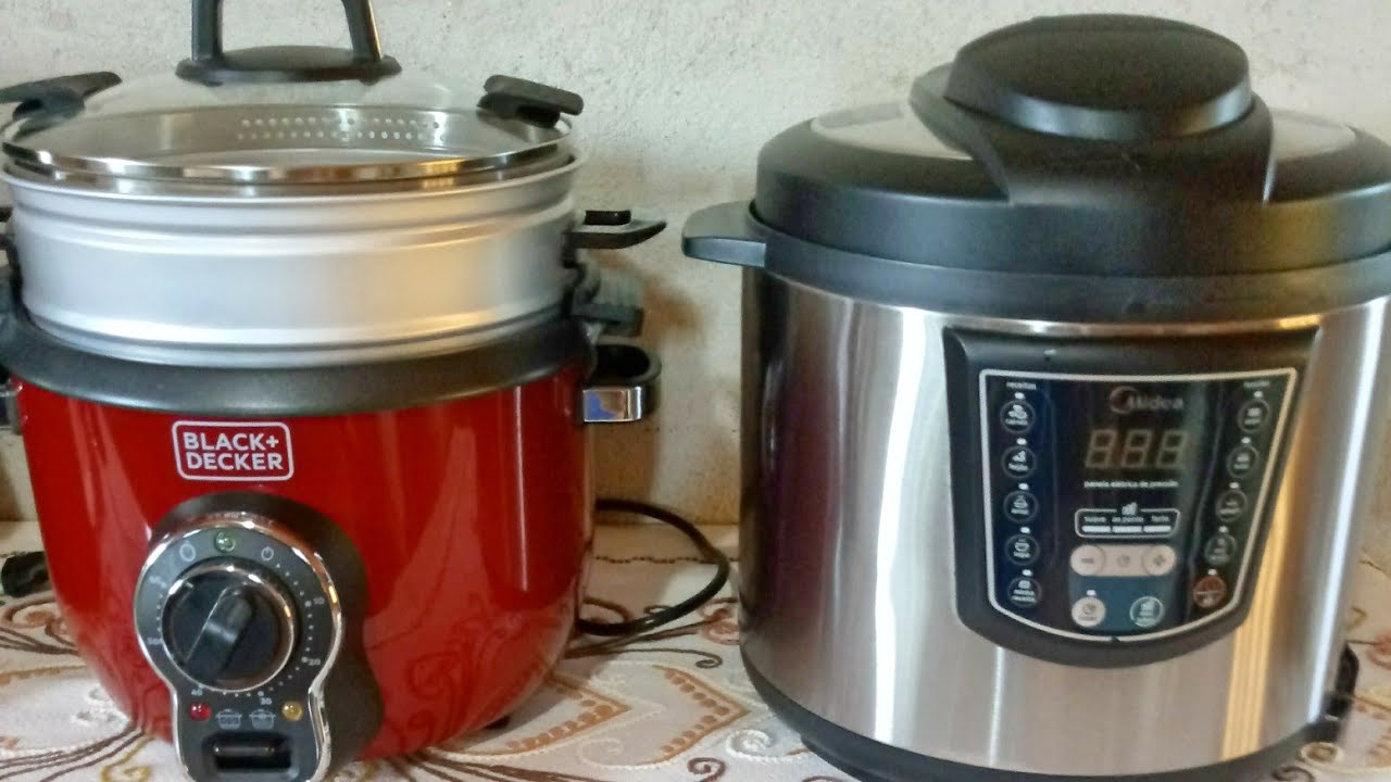 macarronada panela de pressao midea e multifuncional black decker