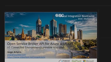 Azure Kubernetes Services with Open Service Broker API