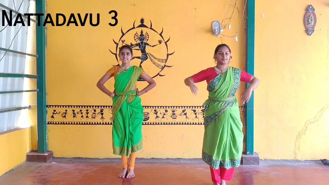 Nattadavu 1-8 | Bharatanatyam Adavus | Aradhana Dance School