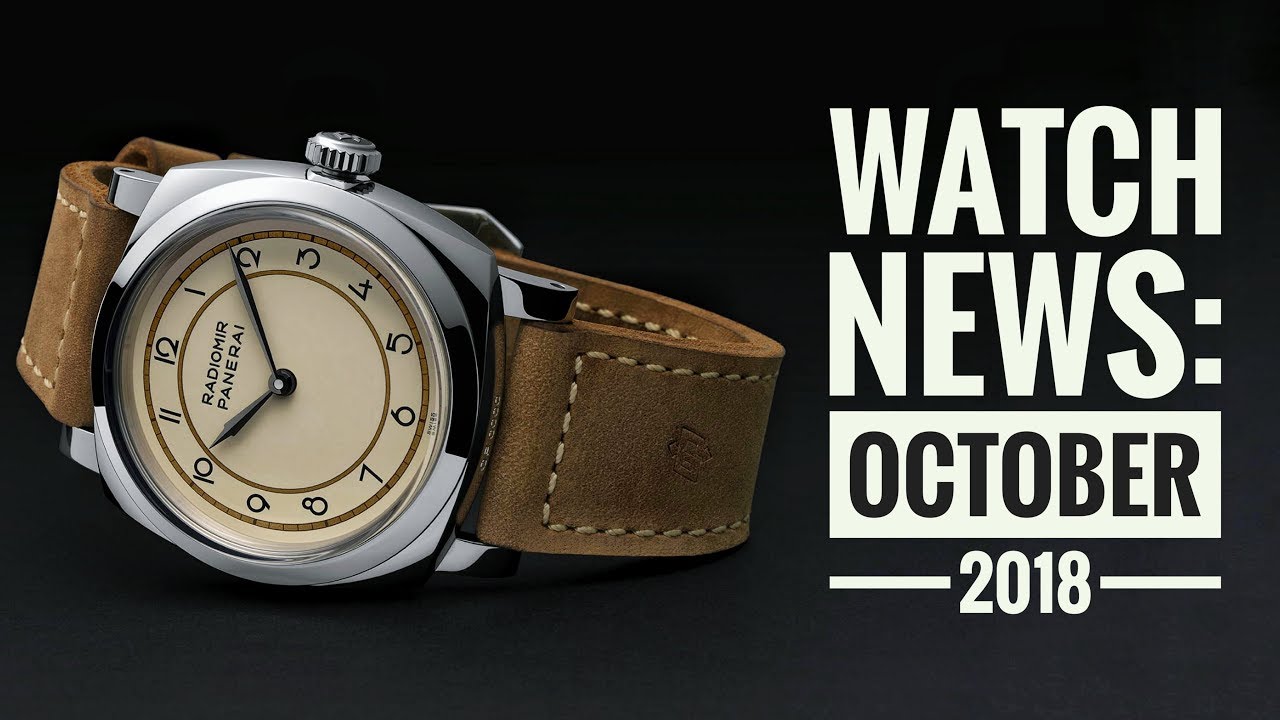 Wristwatch News: October 2018 | Armand The Watch Guy - YouTube