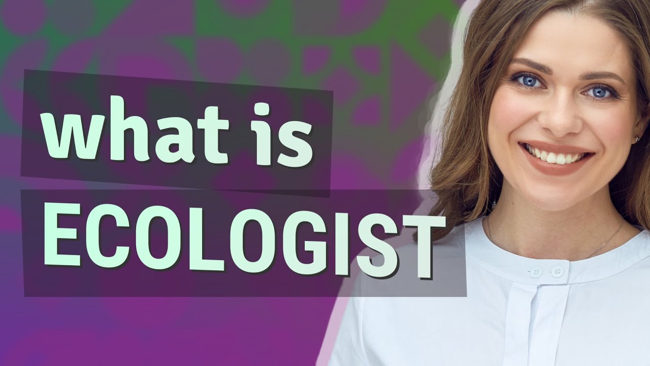 Ecologist Meaning Of Ecologist YouTube Ecologist Meaning Of Ecologist YouTube