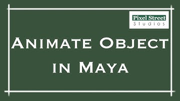 Animate Object Scale, Rotate and Move (Maya 2012)