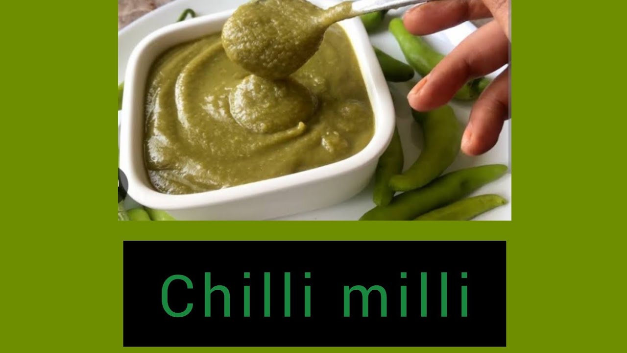 Elegantes Chilli Milli Bedeutung Bild