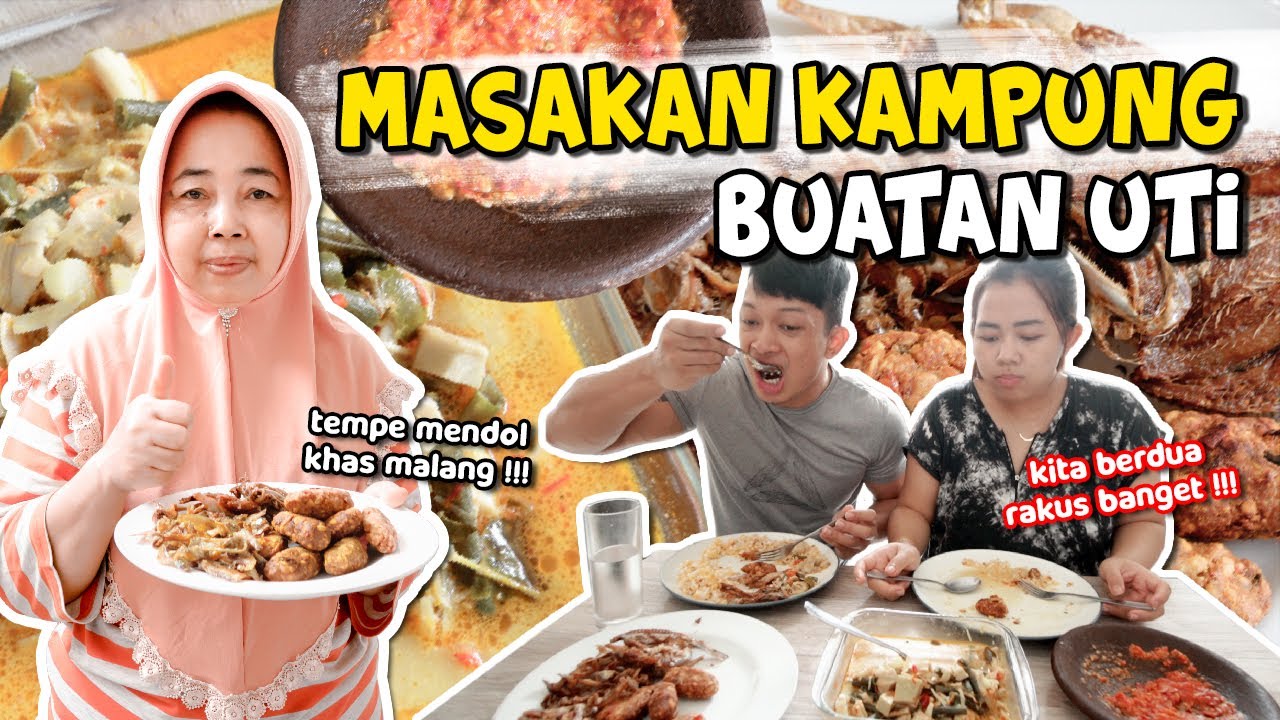UTI MASAKIN MENU DARI KAMPUNG YANG BIKIN RAKUS MAKAN !!!