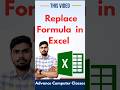 replace function in advance excel #excel #shortcutkeys #advancedexcel