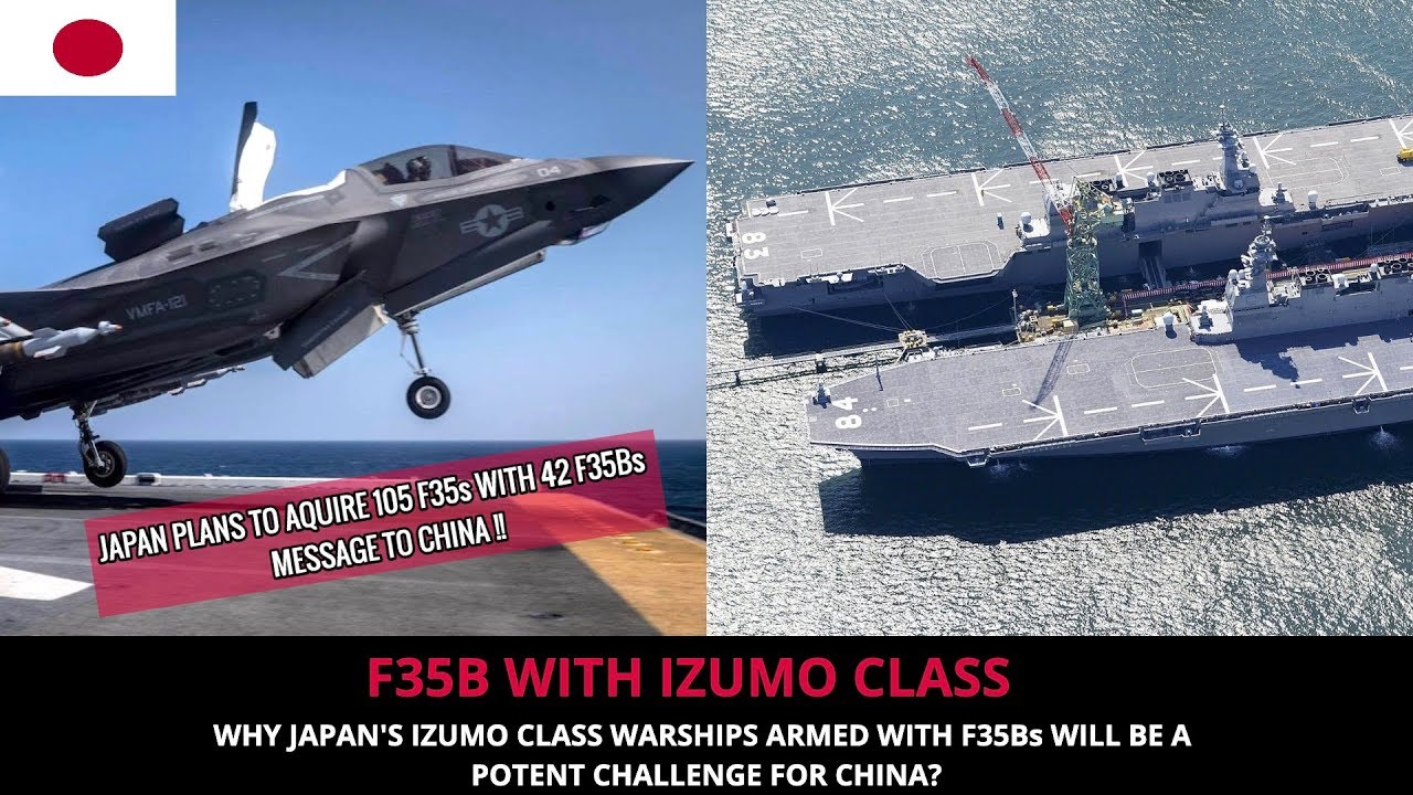 F35B WIH IZUMO CLASS - JAPAN's ANSWER TO CHINA !