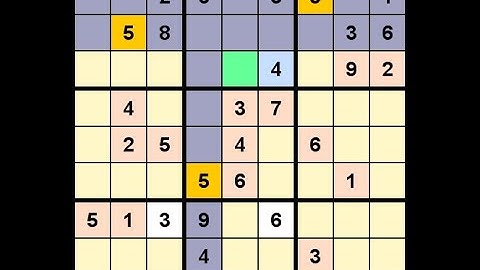 How to Solve Washington Times Sudoku Difficult December 16, 2020