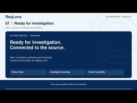 Defect Management: Create & Trace Defects from Failed Tests | ReqLens