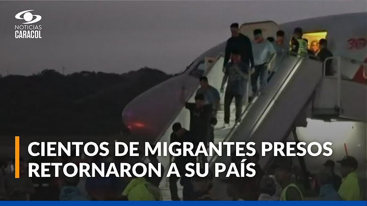 Así fue la llegada a Caracas de cientos de migrantes venezolanos que estaban presos en El Salvador