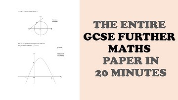 The Entire GCSE Further Maths Paper In Just 20 Minutes!