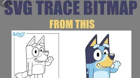 PNG to SVG Trace Bitmap in Inkscape for Cricut Design Space