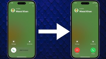 How to Change Slide to Answer to Accept or Decline on iPhone Call