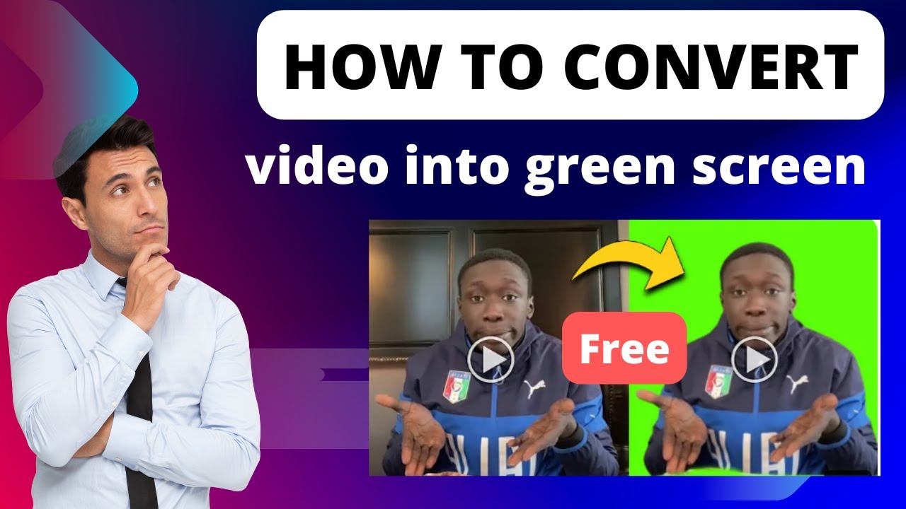 How To Convert Normal Video To Green Screen Video on Mobile - YouTube