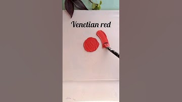 How to get venetian red colour by acrylics | acrylic colour mixing for venetian red #venetian #short