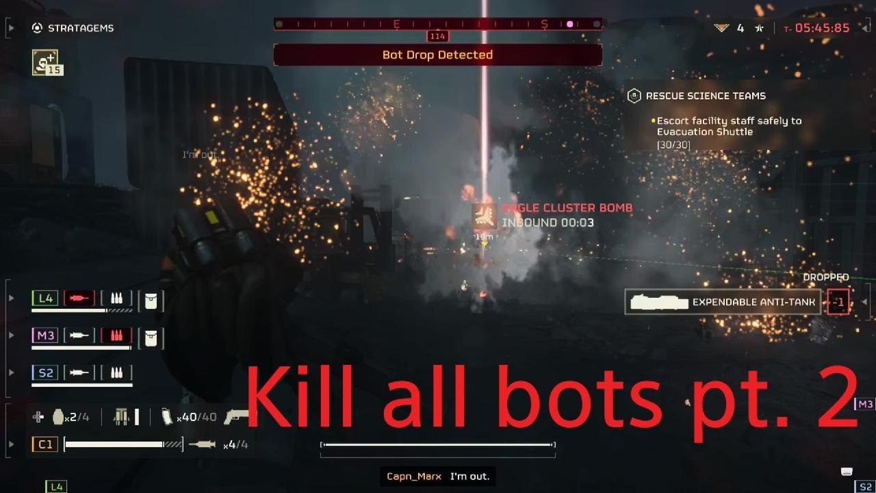HELLDIVERS 2 Kill all Bots pt. 2 - YouTube