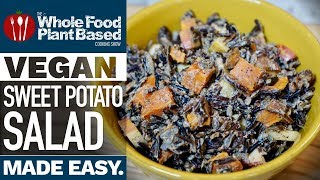 Vegan Roasted Sweet Potato Salad » Plant Based Made Easy
