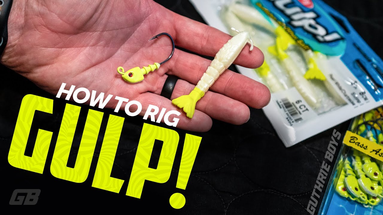 how to rig gulp shrimp