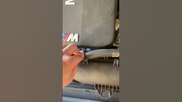 BMW M4 MAF Sensor Replacement #bmwm4 #m4 #howto #diy #shorts