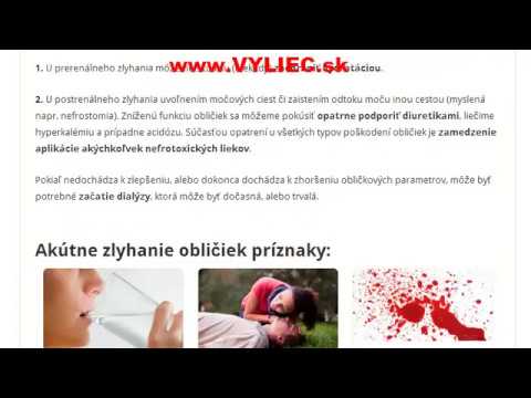 Video: Chronické Zlyhanie Obličiek - Príčiny, štádiá, Liečba