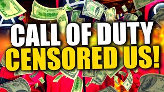 Activision IS CENSORING US! They're Shutting Down Criticism & Treyarch Apologized For Messing Up..