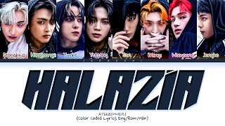 ATEEZ (에이티즈)  HALAZIA Lyrics (Color Coded Lyrics) Resimi